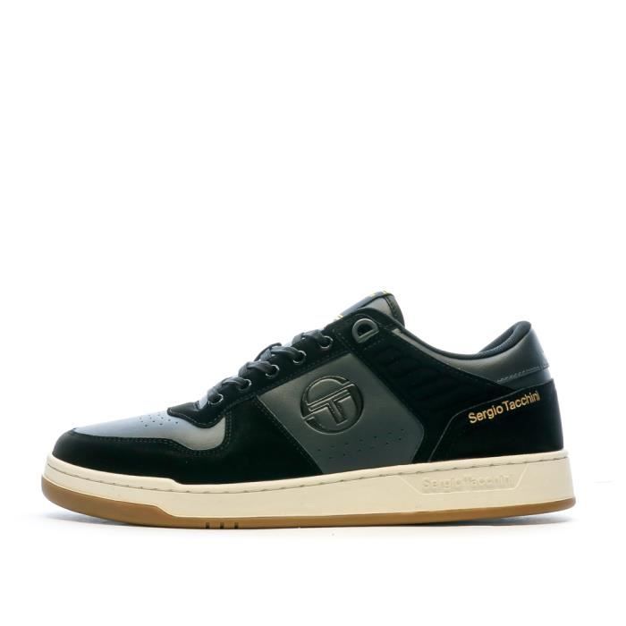 Baskets Homme Sergio Tacchini Milano - Blanc/Noir/Rouge - Lacets - Synthétique Blanc Baskets Homme Sergio Tacchini Milano - Blanc/Noir/Rouge - Lacets - Synthétique Blanc