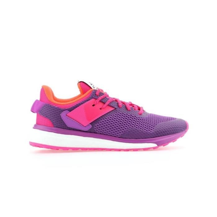 Adidas Baskets Adidas Response 3 W - Femme - Violet - Lacets - Textile - Plat