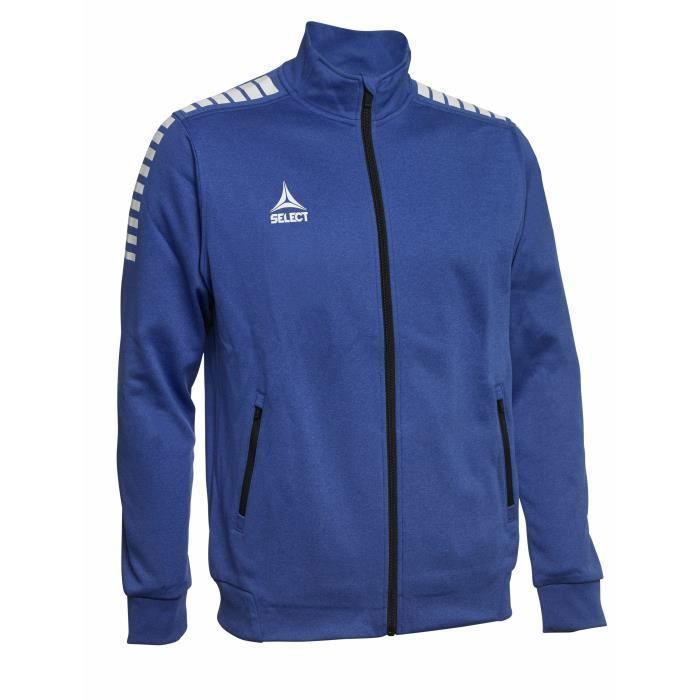 Veste de football - Select - Monaco - Bleu - Manches longues - Respirante Veste de football - Select - Monaco - Bleu - Manches longues - Respirante