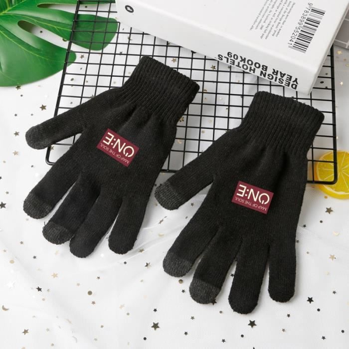 Gants Moufles Enfant En Peluche Modèle Requin - Pour 7-12 Ans - Chauds, Avec Cordon - Pour Ski, école, Hiver