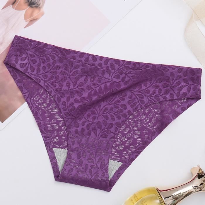 3pcs slip femme pur coton culotte string adhésive sans couture sexy ...