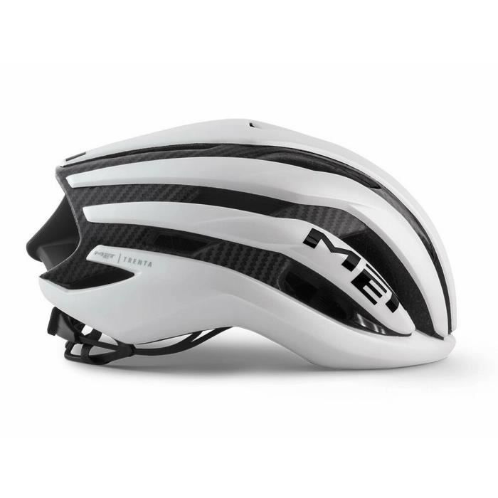 Casque de route MET Trenta 3K Carbon MIPS - Blanc - Taille M