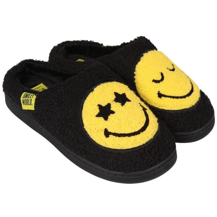 Chaussons NOIR EMOJI