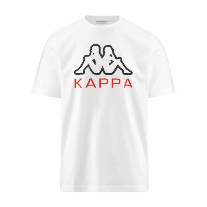 T-shirt homme Edgar Sportswear - KAPPA - manches courtes - blanc
