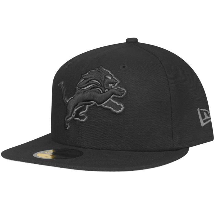 New Era 59Fifty Fitted Cap - NFL TEAMS black / graphite Detroit lions ...