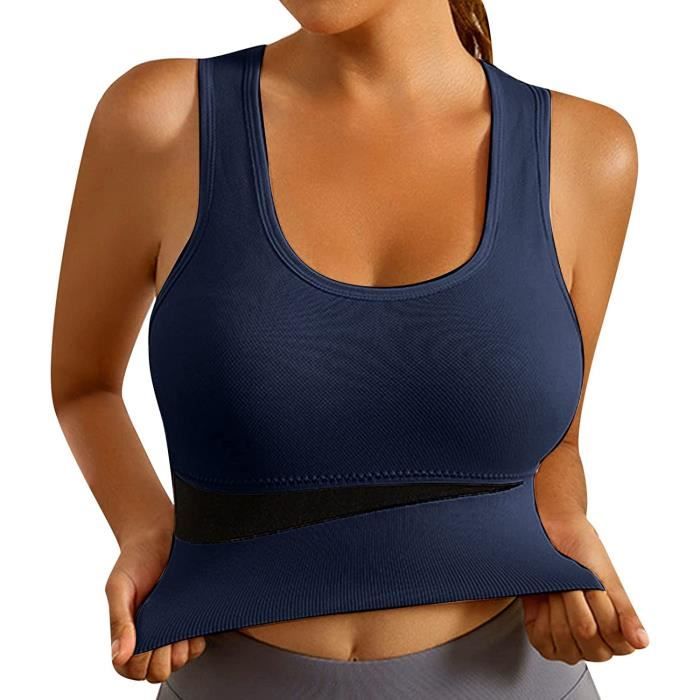 Soutien-gorge De Sport LSKD - Taille XL - Bleu - Occasion Parfait état - Femme