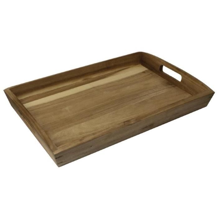 Plateau de service - Bois d'acacia main image 1