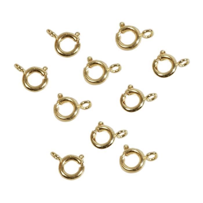 Lot De 12 Fermoirs Mousquetons Magnétiques Pour Bijoux - Or Et Argent - Longueur 4.2 Cm - Pour Colliers, Bracelets DIY