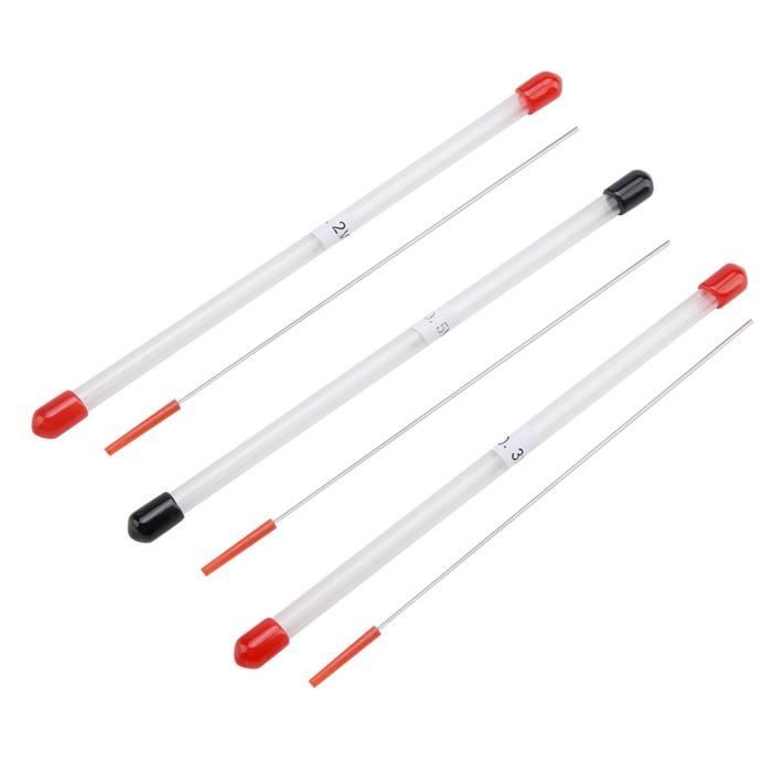 3 Aiguilles Aérographe Fengda 0.2/0.3/0.5mm - Acier Inoxydable - Pour Remplacement