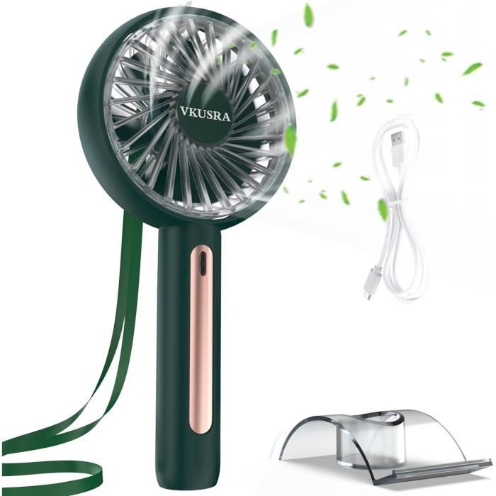 Mini ventilateur portatif USB à 5 vitesses, petit ventilateur de charge silencieux, pour bureau, dortoir, bureau, cadeaux pour étudiants – acheter aux petits prix dans la boutique en ligne