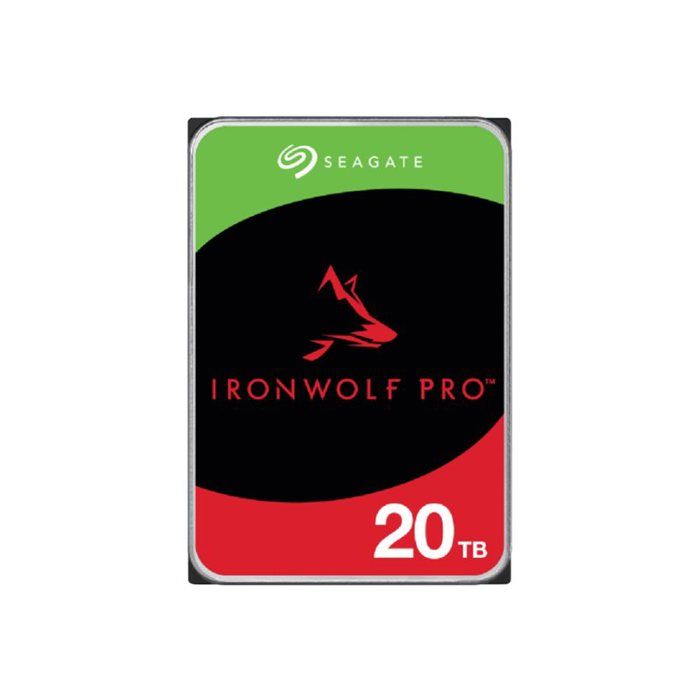 Seagate IronWolf Pro, 20 to, Disque Dur d'entreprise Interne NAS HDD – CMR, 3,5”, SATA 6 Gbits/s, 7 200 TR/Min, 256 Mo de mémoire Ca