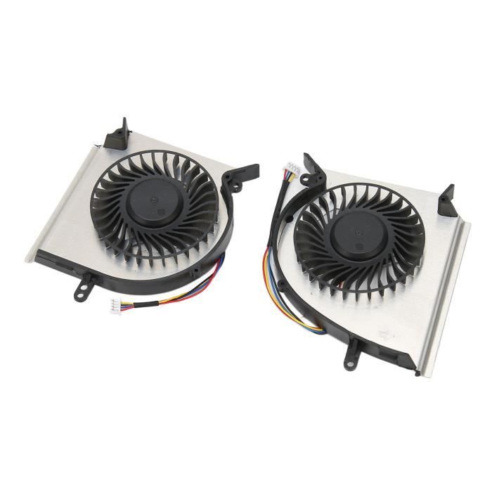 Ventilateur Refroidissement Pour MSI GE75/GP75/GL75/WE75 - Modèle CPU+GPU, 5V - Remplacement Original - Compatible MS-17E7, MS-17E5, Etc.