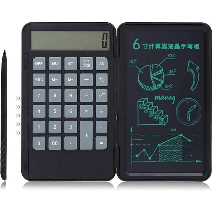 Calculatrice Scientifique Avec écran Effaçable 240 Fonctions - 2 Lignes LCD, Portable, Collège Lycée - 12