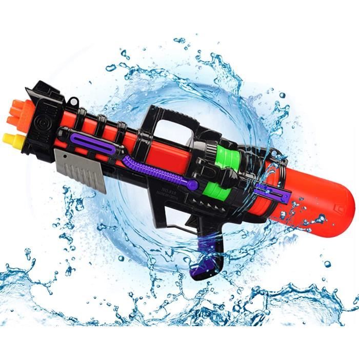 Pistolets à Eau Jouets de Piscine Portables pour Adultes et Enfants, Jeu d' Eau à Longue Portée, Super Soaker Pistolets à Eau Jouets de Piscine Portables pour Adultes et Enfants, Jeu d' Eau à Longue Portée, Super Soaker