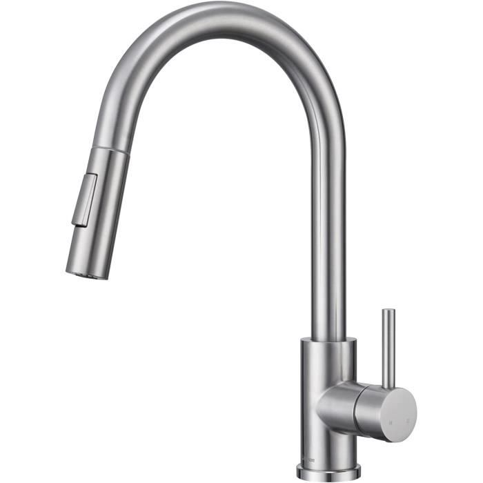 Franke Atlas Neo - Mitigeur d'évier FC 3791 avec bec extractible, inox