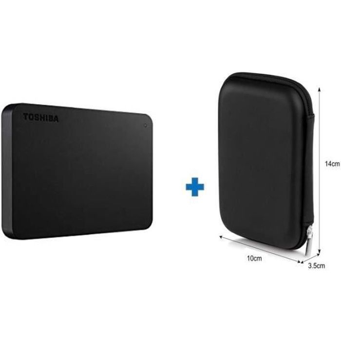 Toshiba Disque Dur Externe Canvio Basics USB 3.0 2.5´´ Noir