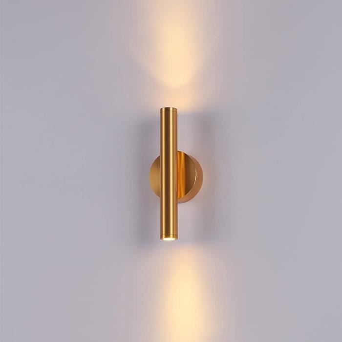 Applique Murale Flexible LED 3W - Lampe De Lecture Chevet Réglable - Intensité Variable Bronze - Lumière Chaude