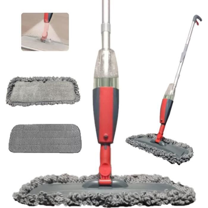 Serpillère Torsadée à Essorage Automatique 144,8 Cm - Balai Pour Sols Durs, Bois, Carrelage