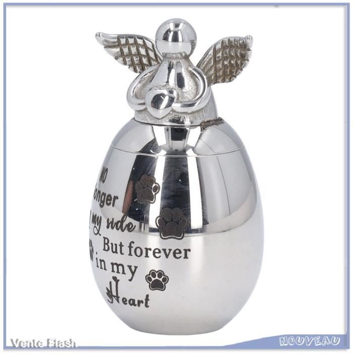 Comparer les prix de VGEBY Urne Funéraire pour Animaux de Compagnie en Acier Inoxydable 30 X 40mm