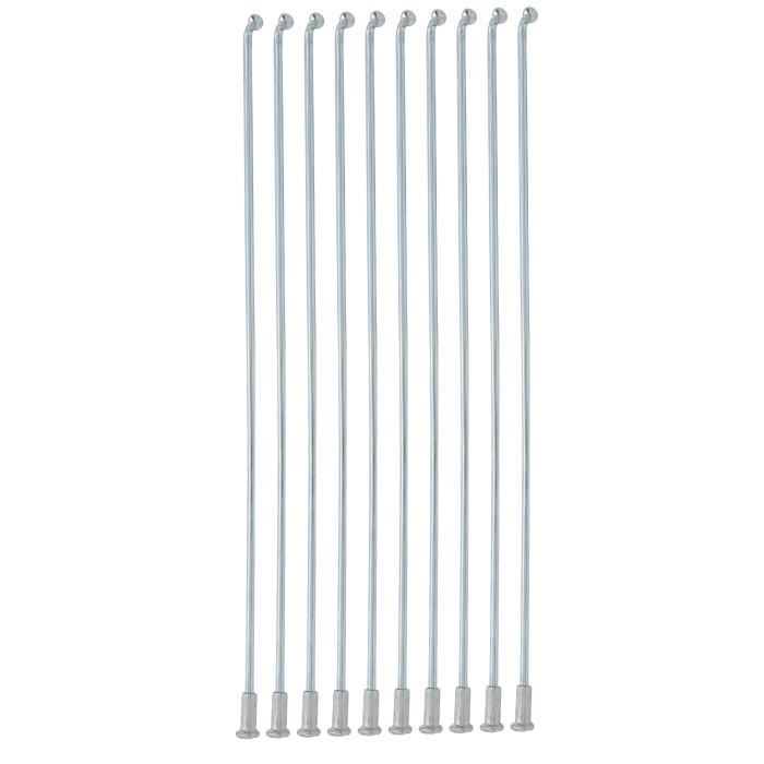 Alvinlite 10 Rayons Vélo Acier Inoxydable - 13G 2,2 Mm - 220 Mm - Pour VTT, Tricycle - Accessoires Roue