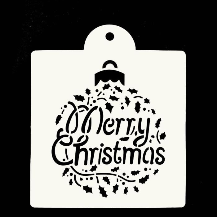 30 Pochoirs De Noël Qpout - Moules à Biscuits & Décoration Café - Père Noël, Sapins, Flocons Et Plus | Idéal Pour Pâtisserie DIY