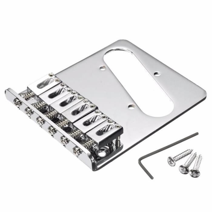6 Selles De Chevalet Pour Guitare électrique - Alliage Zinc, 3 Hauteurs Différentes (kit Réglage) - 11