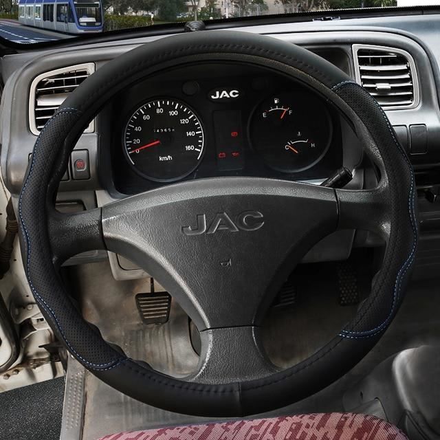 BIVOO Couvre Volant Voiture Pour Voiture Bus Camion 36 38 40 42 45 47 50 Cm De Diamètre Couverture De Volant Automatique En Cuir PU Antidérapant Housse De Volant (Taille : 50cm