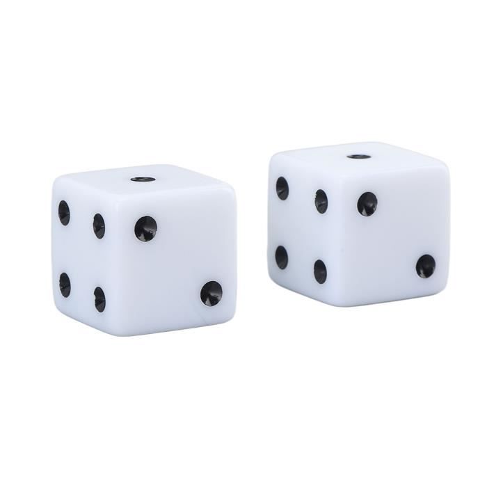 Jeu de dés - ATYHAO - 10 dés 2.5cm - Couleurs translucides - Pour jeux interactifs et éducatifs