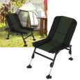 ARAMOX Chaise longue pliante Chaise Longue Extérieure Portable Chaise Pliante Légère pour Camping Plage Jardin Pêche-1