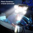 Lampe Frontale 9900 Lumens Puissante LED Rechargeable USB - Étanche et Léger - 4 Modes - pour le Camping, la Pêche, le Jogging-1