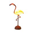 1200mA Flamingo Style Nordique Lampe de Table de Chevet Luminosité Réglable Lampe de Lecture Bureau Chambre Salon-Rose-1