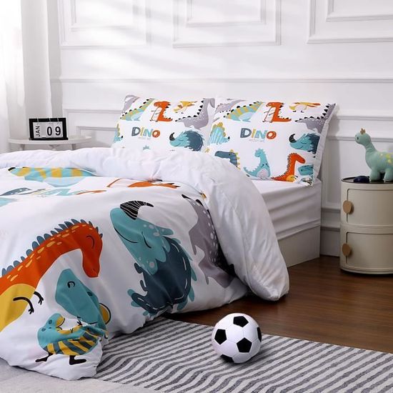 FARO Tekstylia Parure Lit Bébé Cerf – 100 X 135 Cm + Taie 40 X 60 Cm, 100 % Coton Oeko-Tex, Doux Et Lavable