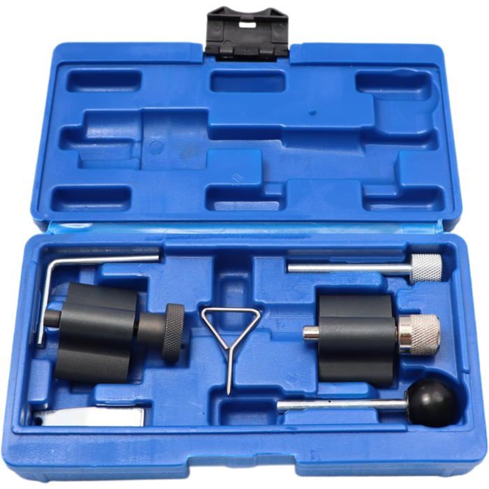 JinsenTGG Kit Outils Calage Moteur Arbre à Cames - Compatible VAG 1.4L 1.6L 1.9L 2.0L SDI TDI Diesel A1 A3 A4 A6 Q3 Q5