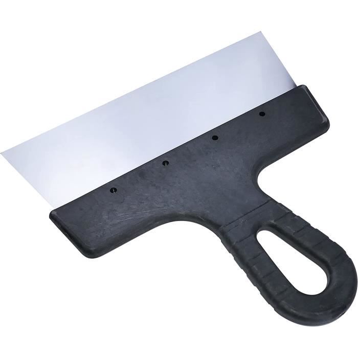 C55087 - Spatule de façade trapézoïdale inoxydable 200x200 mm - couteau à  enduire-mastic-peinture - lissage joint plaque de [76] - Cdiscount Bricolage