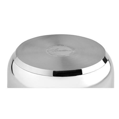 Lagostina Gioiosa Bouilloire à Lait Acier Inoxydable 1,2 L - Diamètre 12 Cm, Fond LagosealPlus