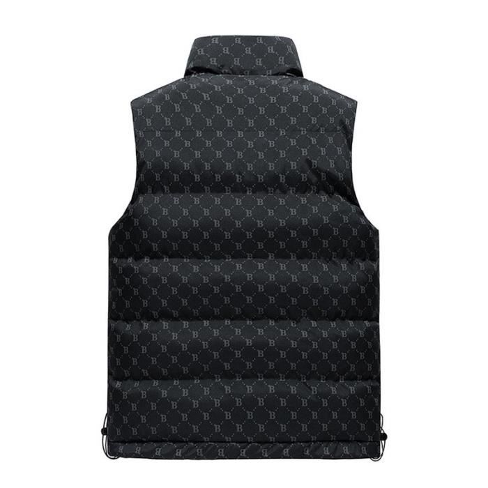 Doudoune Gilet Sans Manches Homme Hiver - Veste Chaude Légère Matelassée Zippée