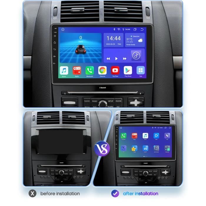 7862 8 CORE Autoradio 3G+32G Android 12 pour Peugeot 407 2004-2011 ...