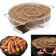 Générateur De Fumée Froide En Acier Inox 304 - Diamètre 33,5 Cm - Pour Fumer Viandes, Poissons, Fromages - Jusqu'à 20h De Fumage