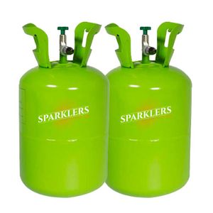 Lot de 2 Bouteilles Gaz Hélium pour 50 Ballons gonflables, x2 Bonbonne