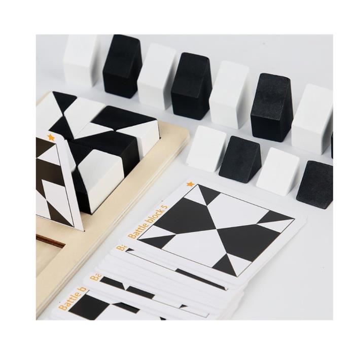 Puzzle En Bois Caché - 32 Blocs ABS + 40 Cartes Défis - Jeu éducatif 4-6 Ans - Cadeau Idéal Pour Pâques Ou Anniversaire