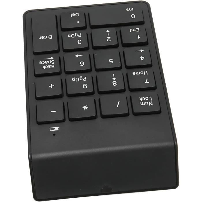 Clavier Numérique Sans Fil USB 18 Touches - Marque Sodial - Connexion 2.4G - Noir - Neuf Sous Emballage