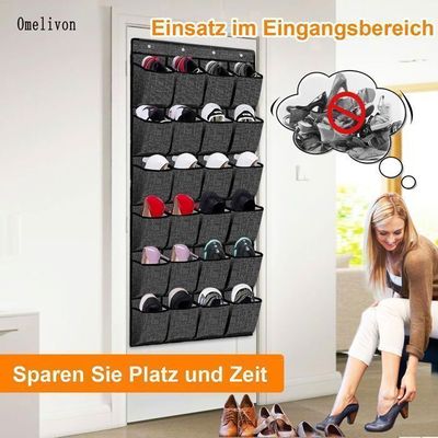 Naapesi Rangement Chaussures Porte avec 6 Poches - Organisateur Naapesi Rangement Chaussures Porte avec 6 Poches - Organisateur
