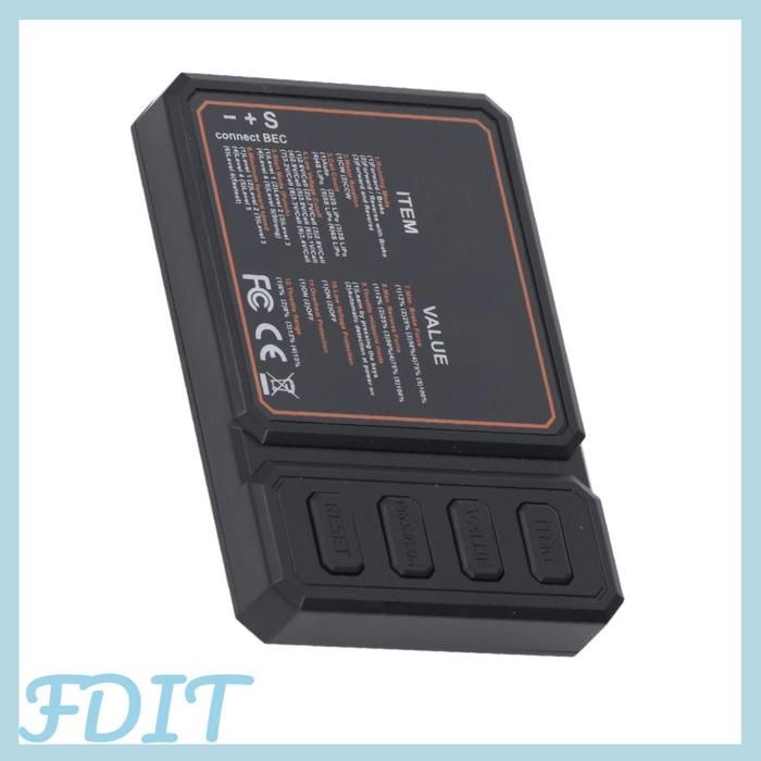Carte De Programmation ESC Sans Balais Universelle – Compatible V2, FlyFun V5, XeRun, EzRun, QuicRun, SeaKing – Boîtier De Programmation Pour Voiture Et Bateau RC