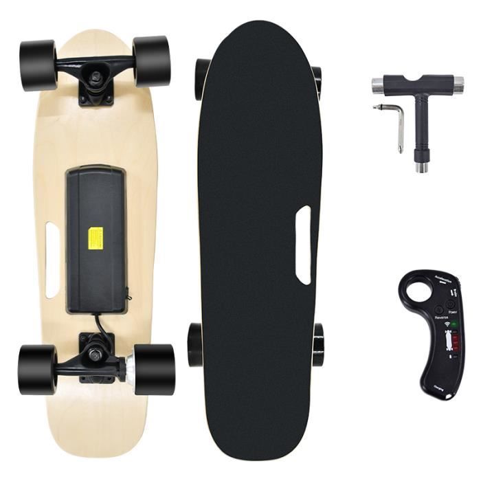 Skateboard électrique avec télécommande sans Fil, Skate Electrique