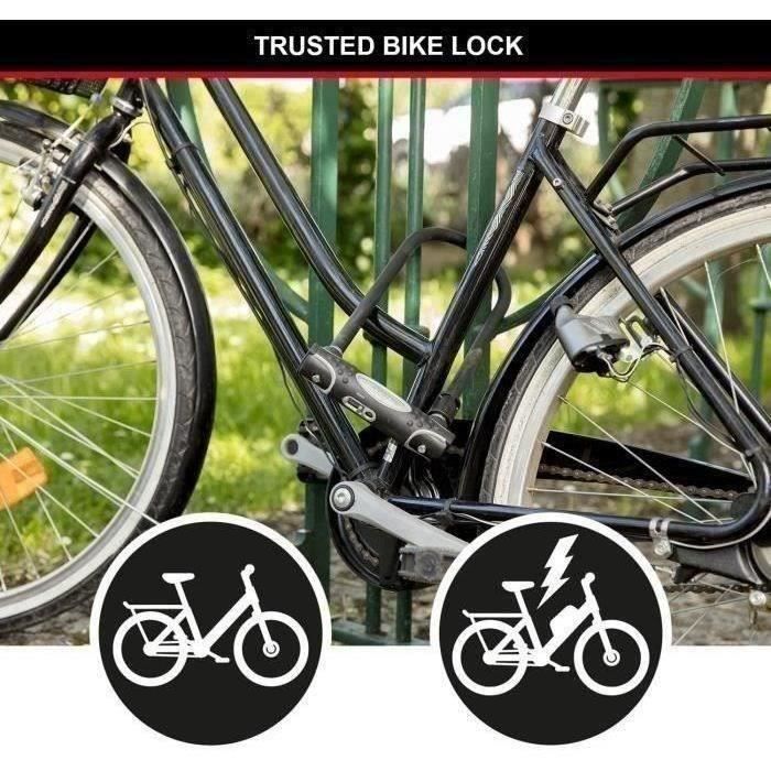 Antivol vélo trottinette Master Lock cable à boucle avec Menotte