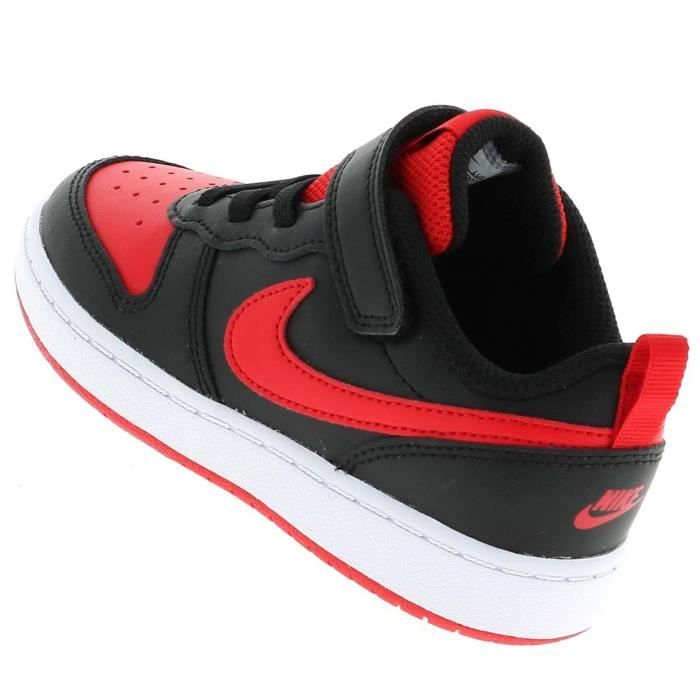 Chaussures scratch Court borough Nike Enfant Garçon Noir