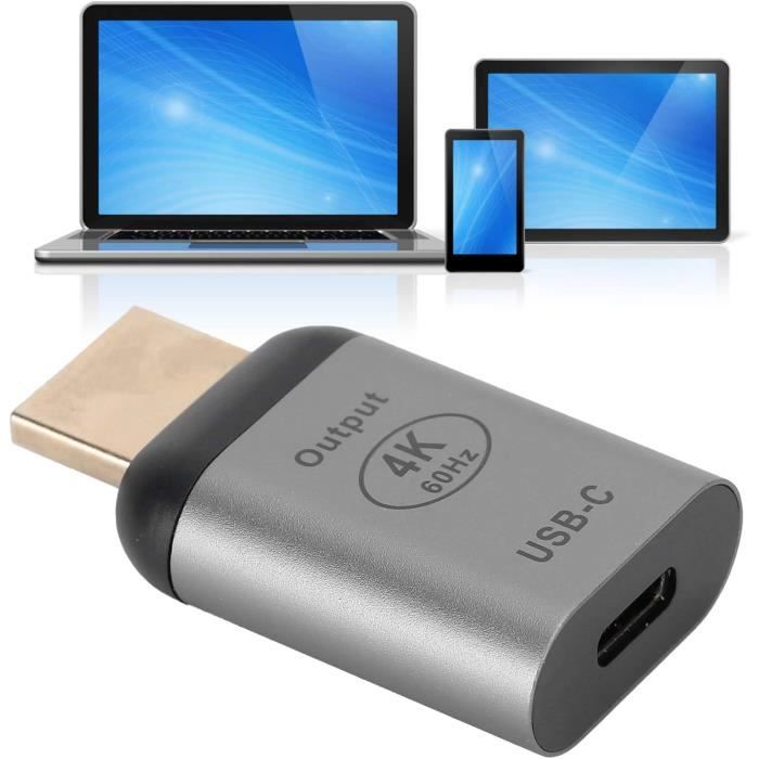 Adaptateur Usb C Femelle Vers Hdmi Mâle,Convertisseur De Type C Vers Hdmi Prenant En Charge