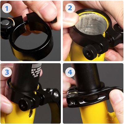 2 Colliers De Selle Vélo 31,8 Mm - Aluminium Aéronautique, Libération Rapide - Pour VTT, Route