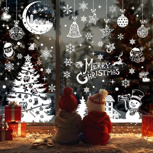 Stickers Muraux Sapin De Noël Pour Fenêtre - Décorations Amovibles De Haute Qualité