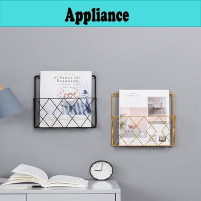 CVUTOVO Porte-revues Mural En Fer Robuste Pour Journaux